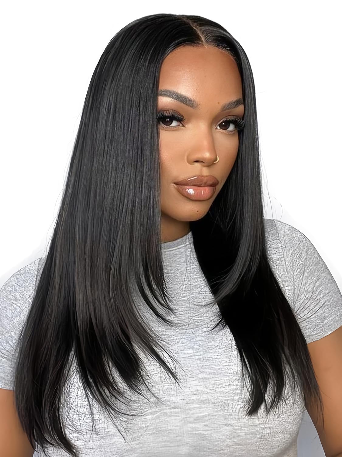 PapaHair customer wearing a lace wig