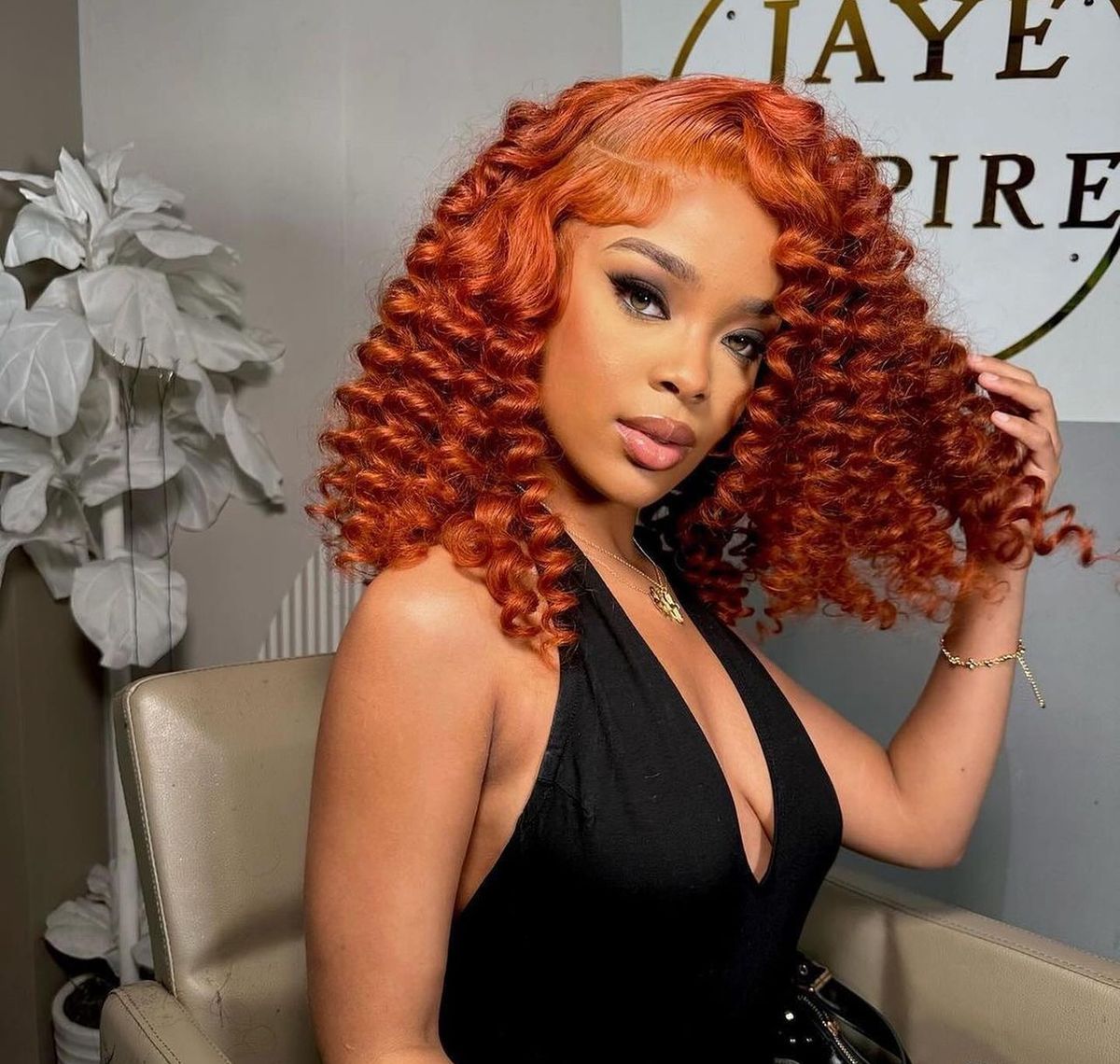 PapaHair short water wave wig