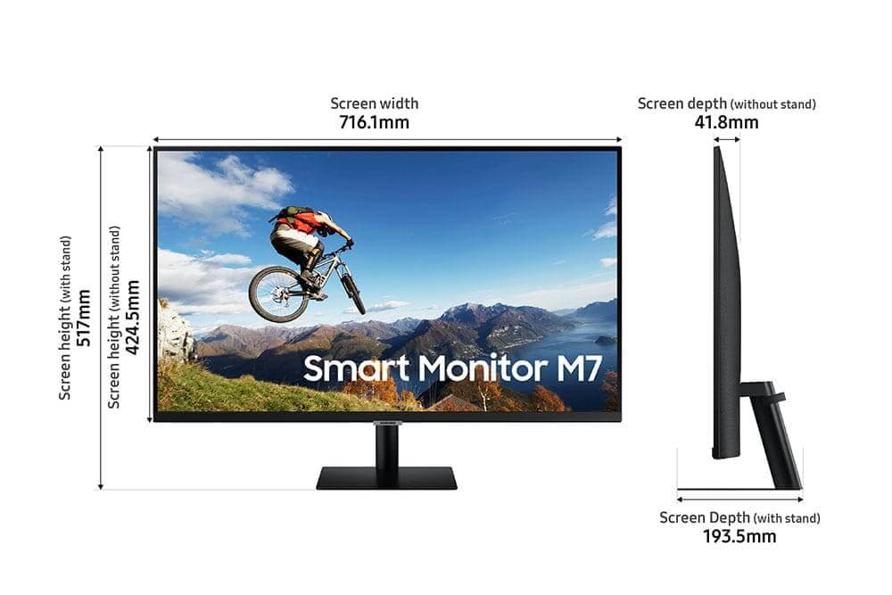 Smart Monitor,4K UHD, Remote