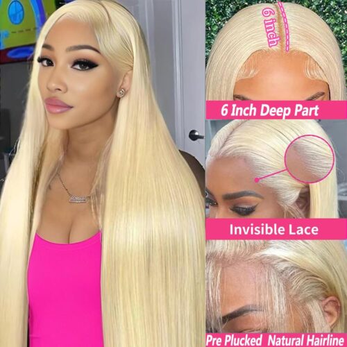 ✨ Ultimate Realism & Longevity – 24” 13x6 HD Skin-Like Frontal Wig with 200% Density & 2-Year Wear