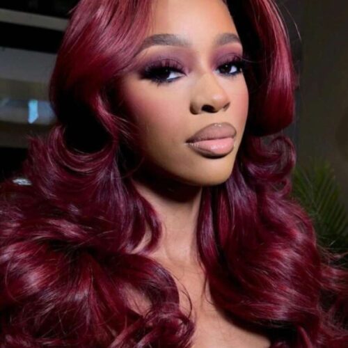 Deep. Bold. Real – 13x4 Burgundy Body Wave Lace Front Wig with 200% Density & HD Transparency