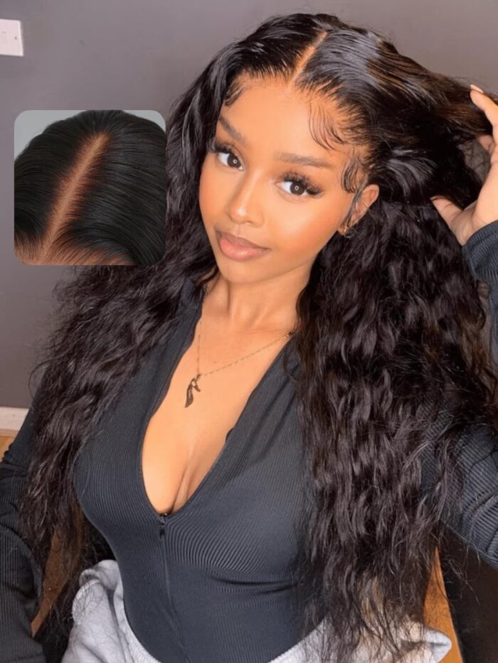 Invisible. Seamless. Divine – 5x5 Thin HD BlendAway Lace Closure Human Hair Wig in Deep Water Wave