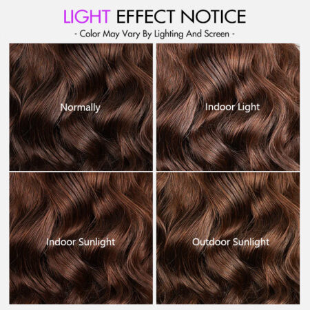 Dark Brown Butterfly Cut Body Wave Glueless Lace Closure Wig – 6×5 | 250% Density | 100% Human Hair - Image 8