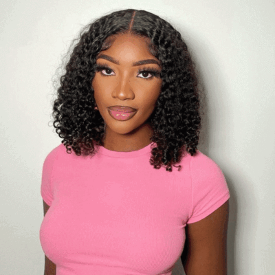 PapaHair Beauty | Upgrade 6×5 Pre-cut Lace Short Cut Curly Bob Wig – Wear & Go Glueless