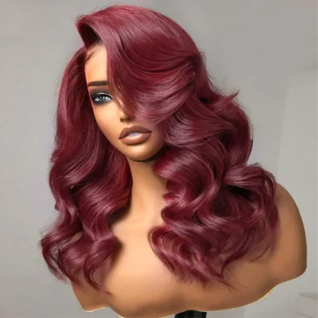 PapaHair Beauty | 99J Burgundy Butterfly Haircuts Wig – 6×5 Wear & Go Glueless - Image 7