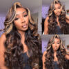balayage-highlight-glueless-wig