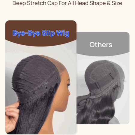 PapaHair Beauty | 7x5 No Slip Wig 2.0™ Invisible Knots Water Wave Deep Stretch Cap Wig with Secure Silicone Stand rips Elastic Drawstring - Image 2