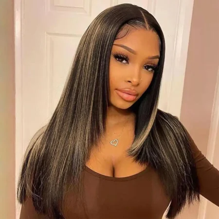 PapaHair Beauty | Honey Blonde Layered Straight Glueless HD Lace Wig – 6×5 | 180% Density - Image 4