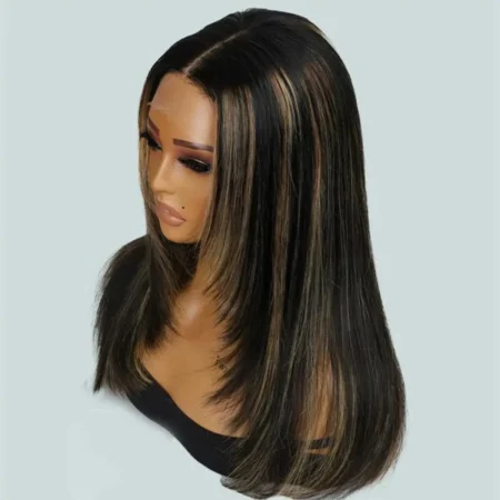 PapaHair Beauty | Honey Blonde Layered Straight Glueless HD Lace Wig – 6×5 | 180% Density - Image 5
