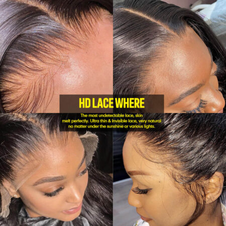 P4/27 Honey Blonde Highlight Straight Glueless HD Lace Wig – 6×5 | 180% Density - Image 7