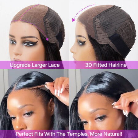 Deep Wave Glueless HD Lace Front Wig – 13×6 | 250% Density | Pre-Cut & Ready to Wear - Image 3