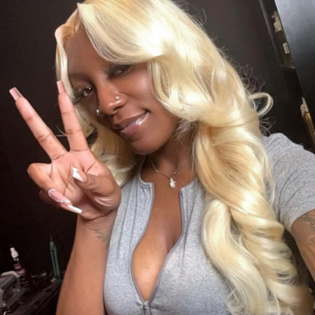 613 Blonde Curtain Bangs Body Wave Glueless HD Lace Wig – 6×5 | 180% Density - Image 14