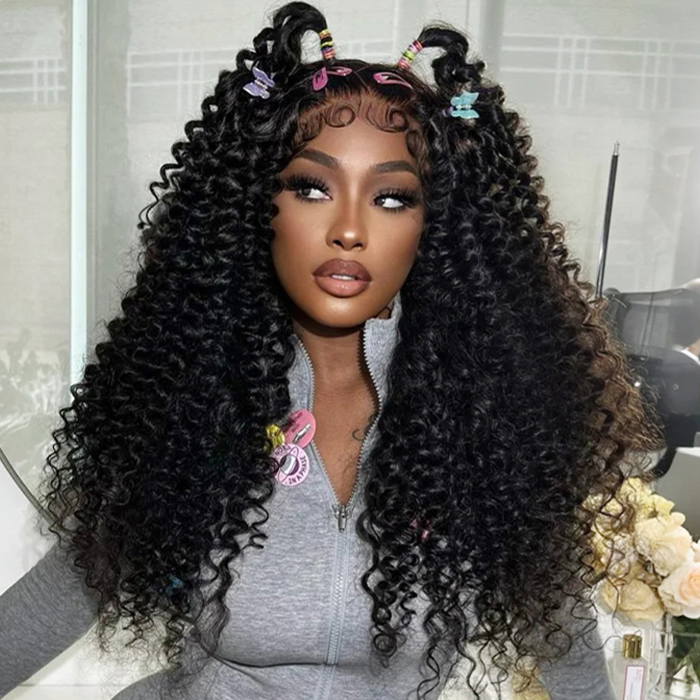 PapaHair Beauty | Fluffy Bomb Deep Wave Glueless HD Lace Wig – 6×5 | 180% Density