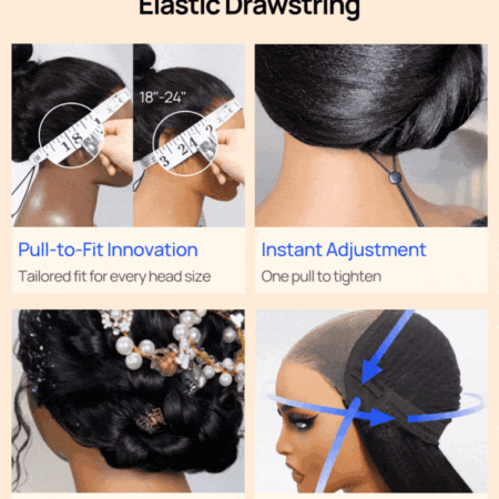 PapaHair Beauty | 7x5 Invisible Lace Water Wave with Loc Braided Boho Mermaid Waves – Wet & Wavy Curly Wig with Baby Braids, Put On And Go, 180% Density - Image 7
