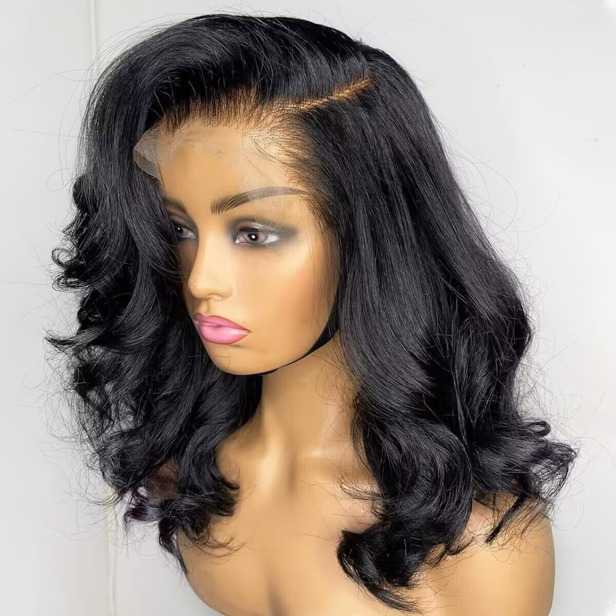 PapaHair | Salon Quality Short Cut Loose Body Wave HD Lace Frontal Wig – Pre-everything™, 250% Density, Glueless Wig