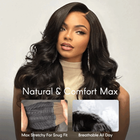 PapaHair Beauty | Body Wave Glueless HD Lace Frontal Wig – Available in 13×4 or 13×6, Pre-everything™ Human Hair Wigs, 250% Density - Image 10