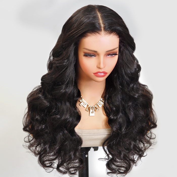 PapaHair Beauty | Body Wave Glueless HD Lace Frontal Wig – Available in 13×4 or 13×6, Pre-everything™ Human Hair Wigs, 250% Density - Image 4