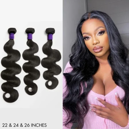 PapaHair Beauty | Brazilian Body Wave Virgin Human Hair Bundle Set – 3 Bundles | 100% Unprocessed - Image 8
