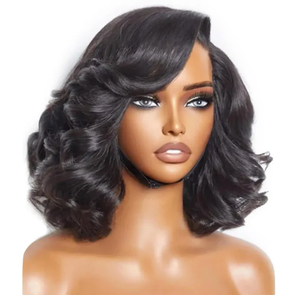PapaHair Beauty | 6×5 Pre-cut Lace Wear & Go Wig – Highlight Short Cut Loose Body Wave Wig with Pre-plucked Hairline