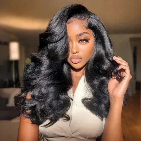 Pre-Layered Yaki Body Half Wig – Flip Over Quick Weave Glueless Install, 100% Natural Hairline - Image 5
