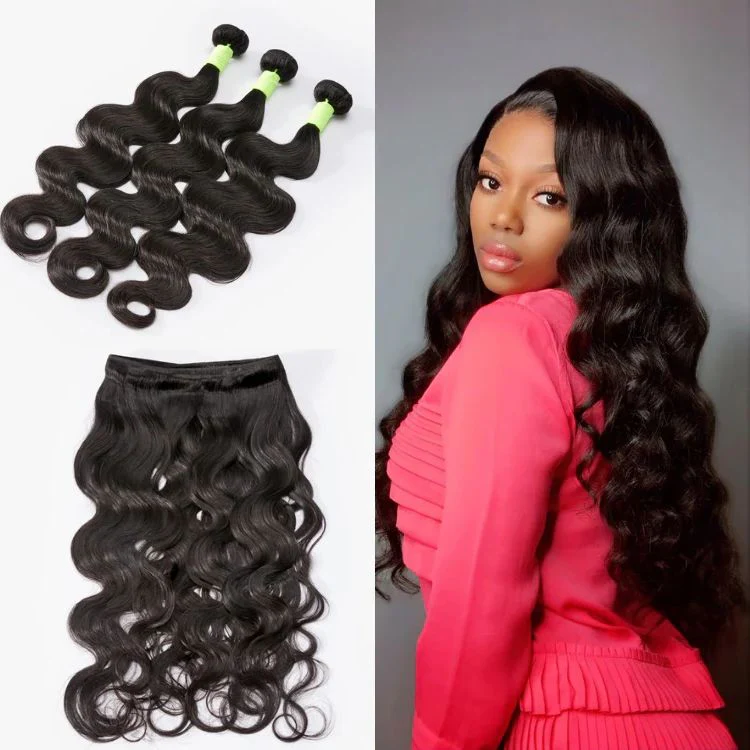 Virgin Human Hair Bundle Mix – Choose 3 Textures | Body Wave, Water Wave, Deep Wave, Yaki Straight, Silky Straight