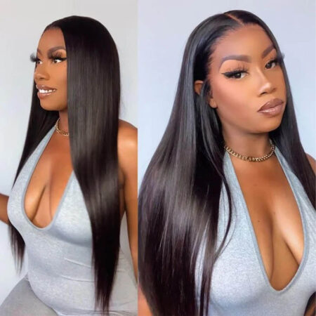 PapaHair Beauty | Pull-N-Go 13×6 Straight Glueless Full Frontal HD Lace Wig - Image 7