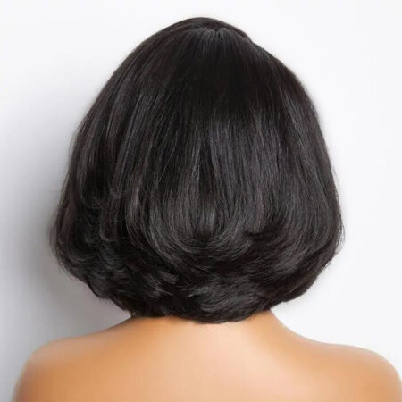 PapaHair Beauty | Natural Blowout Layer Cuts Straight Short Bob Wig – 6×5 Pre-everything™ Glueless Wig, 180% Density - Image 2