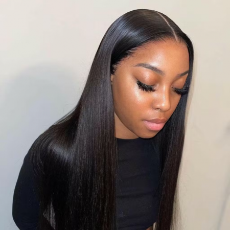 PapaHair Beauty | Pull-N-Go 13×6 Straight Glueless Full Frontal HD Lace Wig - Image 15