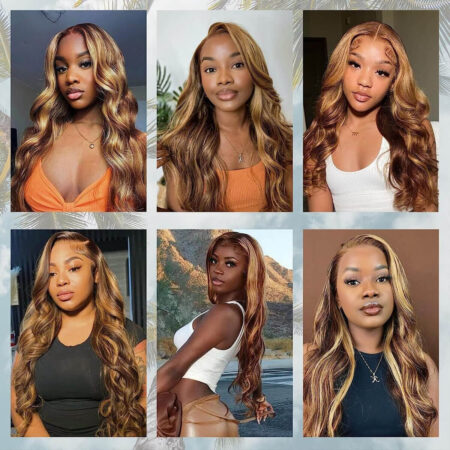 honey-blonde-highlight-body-wave-hair-bundles-
