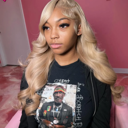 PapaHair Beauty | Ash Blonde Color Body Wave Human Hair 13×6 HD Lace - Image 6