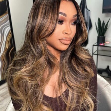 P4/27 Honey Blonde Highlight Straight Glueless HD Lace Wig – 6×5 | 180% Density - Image 8