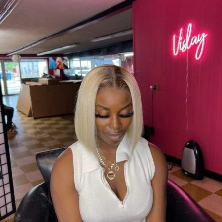T1B blonde bob wig