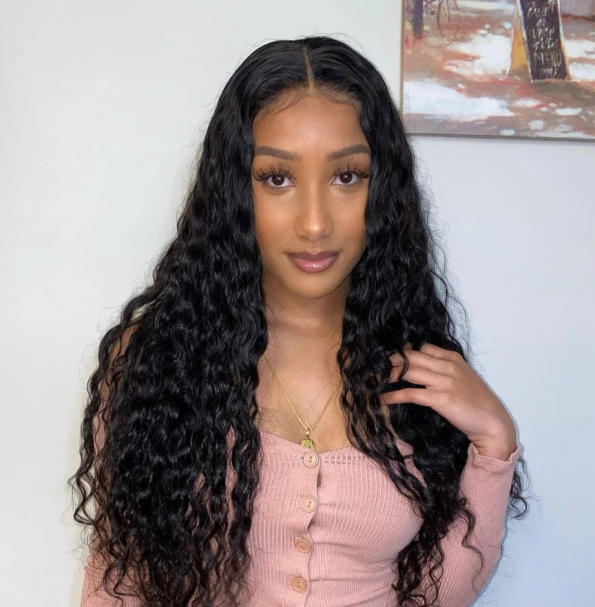 PapaHair Beauty | Pre-cut Lace Water Wave Wear & Go Glueless Wig – 6×5 Pre-bleached Knots, 250% Density, One Step Install