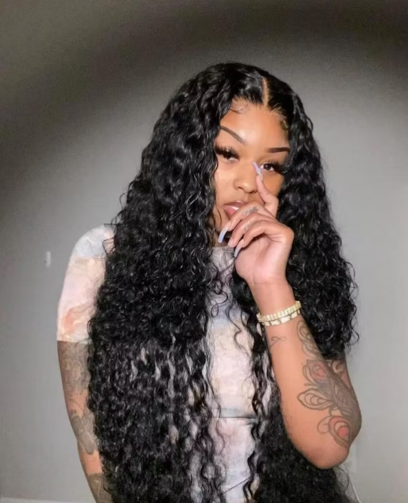 PapaHair Beauty | Pre-cut Lace Water Wave Wear & Go Glueless Wig – 6×5 Pre-bleached Knots, 250% Density, One Step Install