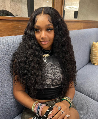 PapaHair Beauty | Pre-cut Lace Water Wave Wear & Go Glueless Wig – 6×5 Pre-bleached Knots, 250% Density, One Step Install - Image 13