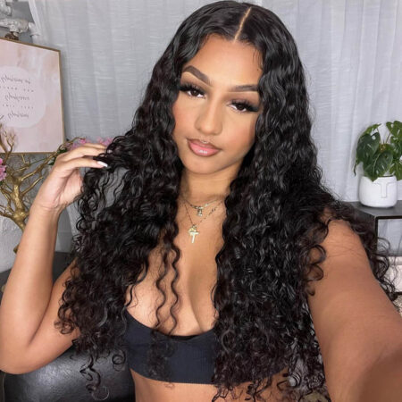 PapaHair Beauty | Pre-cut Lace Water Wave Wear & Go Glueless Wig – 6×5 Pre-bleached Knots, 250% Density, One Step Install - Image 2