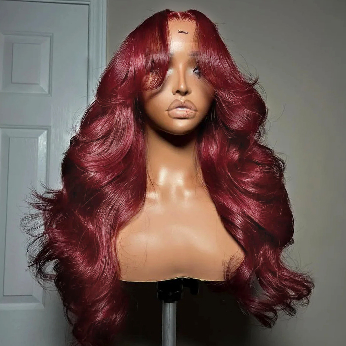 PapaHair Beauty | Body Wave 6×5 Pre-cut HD Glueless Wig with Layers – 180% Density