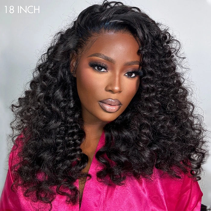 PapaHair Beauty | Bouncy Wand Curly Wig 6×5 Pre-cut HD Lace Wear & Go Glueless Wig 100% Human Hair