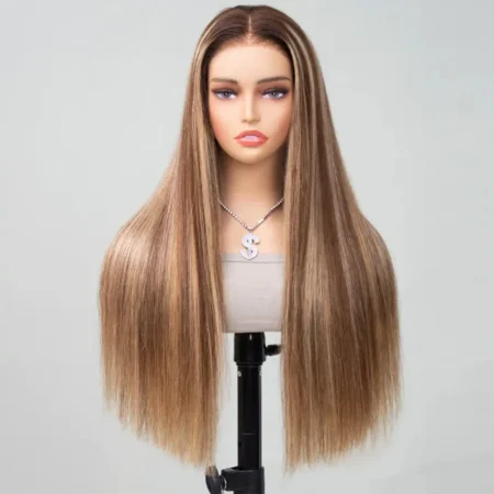 PapaHair Beauty | 6×5 Balayage Highlight Glueless Wig – Pre-bleached Knots - Image 4