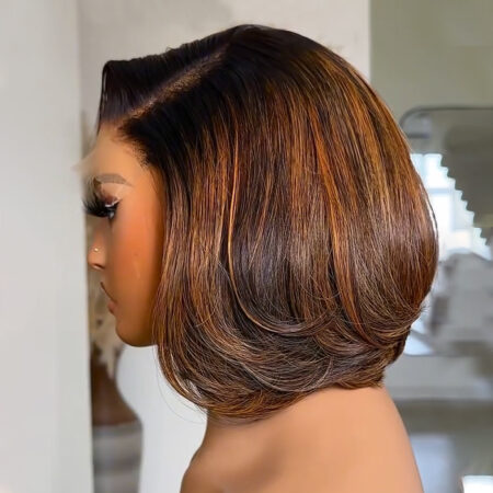 PapaHair Beauty | Loose Wave Bob Wig – 5×5 Pre-everything™ Glueless Wig, 180% Density - Image 3