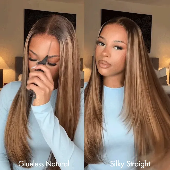 PapaHair Beauty | 6×5 / 9×6 Glueless Wig – Snug Fit Ombre Honey Blonde Highlight
