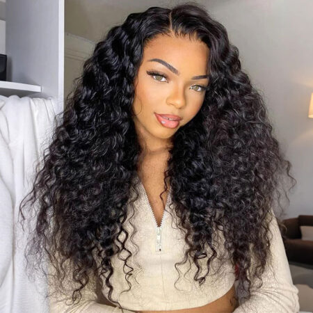 PapaHair Beauty | Pull Go Drawstring Wig – Water Wave Full Frontal - Image 2