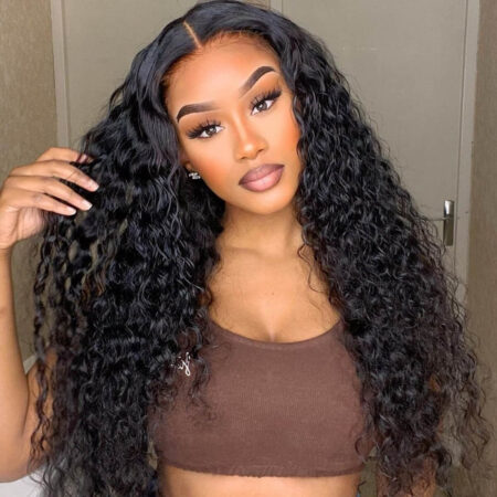 PapaHair Beauty | Pull Go Drawstring Wig – Water Wave Full Frontal - Image 4