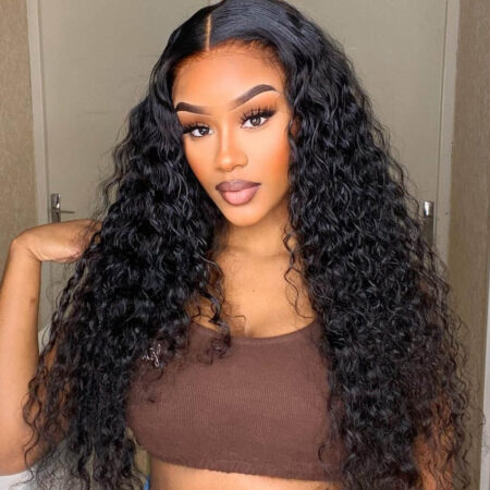 PapaHair Beauty | Pull Go Drawstring Wig – Water Wave Full Frontal - Image 5