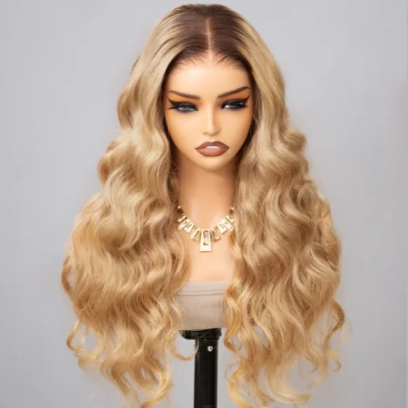 PapaHair Beauty | Ombre Honey Blonde Pre-cut HD Lace Wear & Go Wig – 6×5 Lace Closure - Image 8