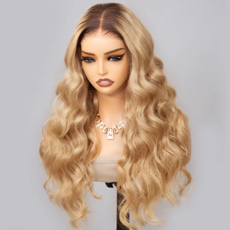 PapaHair Beauty | Ombre Honey Blonde Pre-cut HD Lace Wear & Go Wig – 6×5 Lace Closure - Image 7