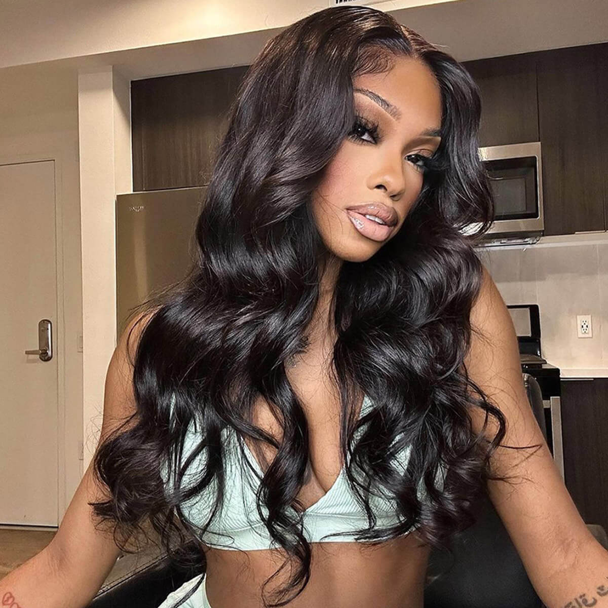 PapaHair Beauty | Pre-bleached Knots HD Lace Straight Pre-cut Lace Wear & Go Glueless Wig - Image 7