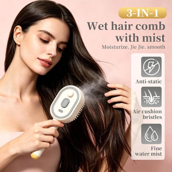 Elex steam brush with woman